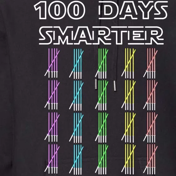 100 Days Smarter 100th Day Of School Premium Hoodie