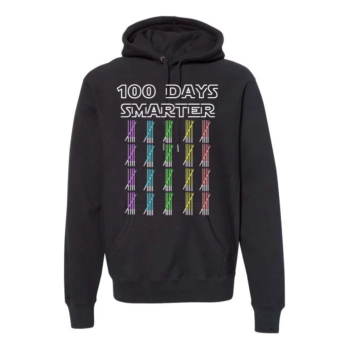 100 Days Smarter 100th Day Of School Premium Hoodie