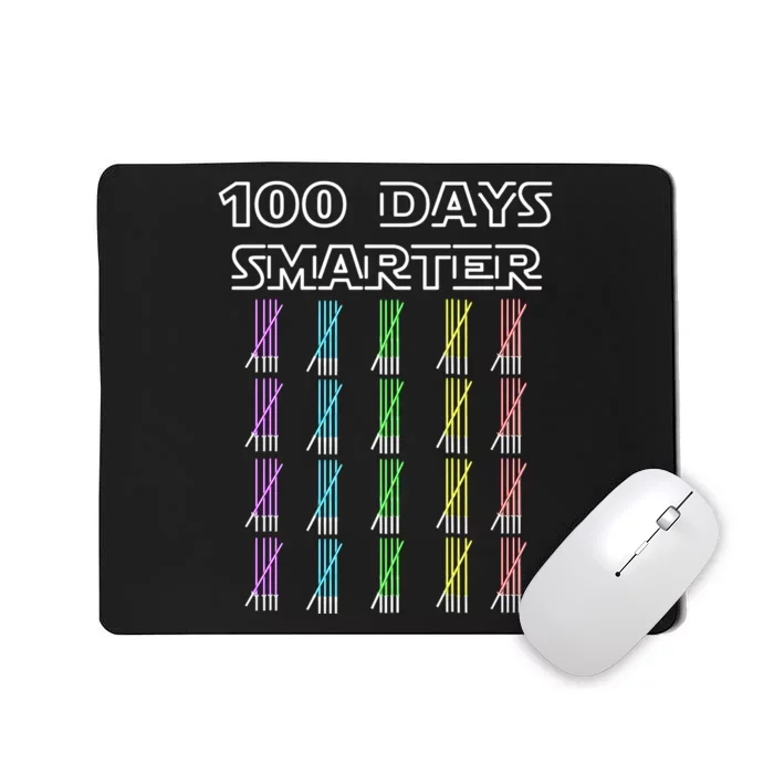 100 Days Smarter 100th Day Of School Mousepad