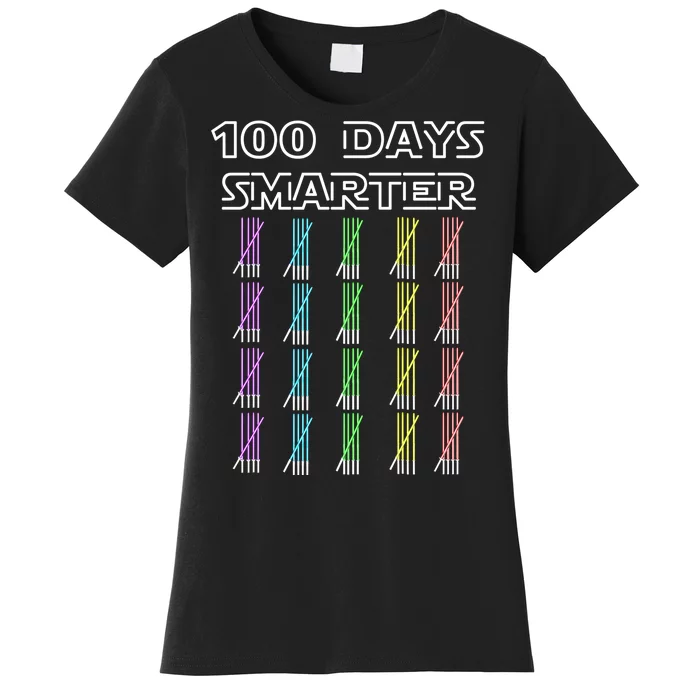 100 Days Smarter 100th Day Of School Women's T-Shirt