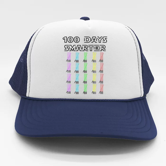 100 Days Smarter 100th Day Of School Trucker Hat