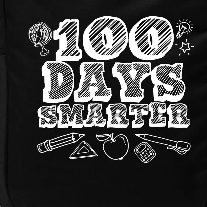 100 Days Smarter Funny 100 Days Of School Impact Tech Backpack