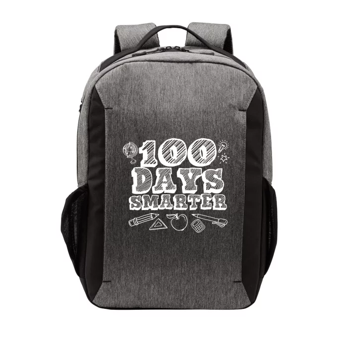 100 Days Smarter Funny 100 Days Of School Vector Backpack