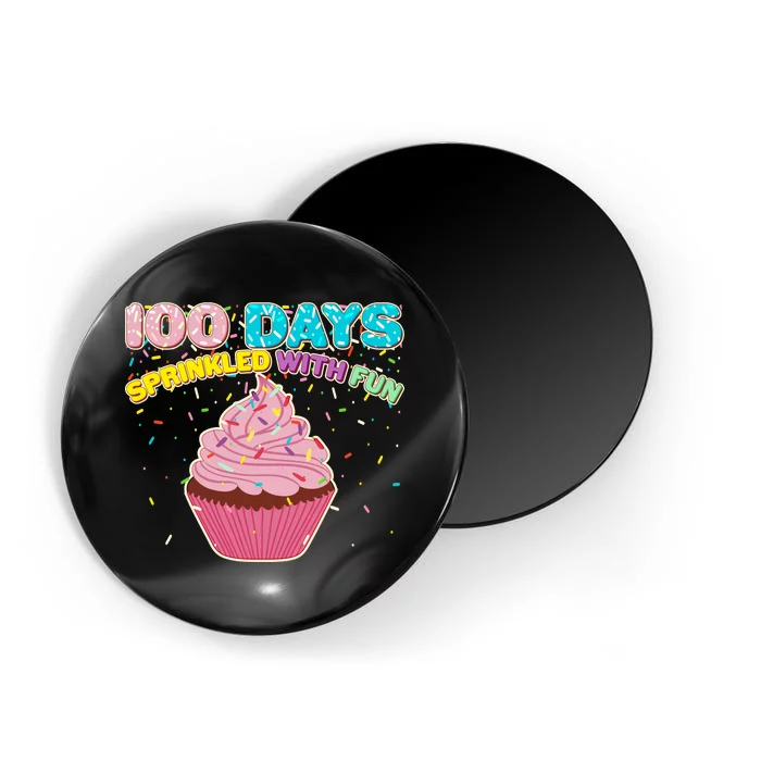 100 Days Sprinkled With Fun Cupcake Magnet