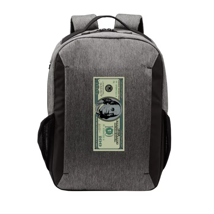 100 Dollar Bill - $100 - Benjamin Franklin Money Vector Backpack