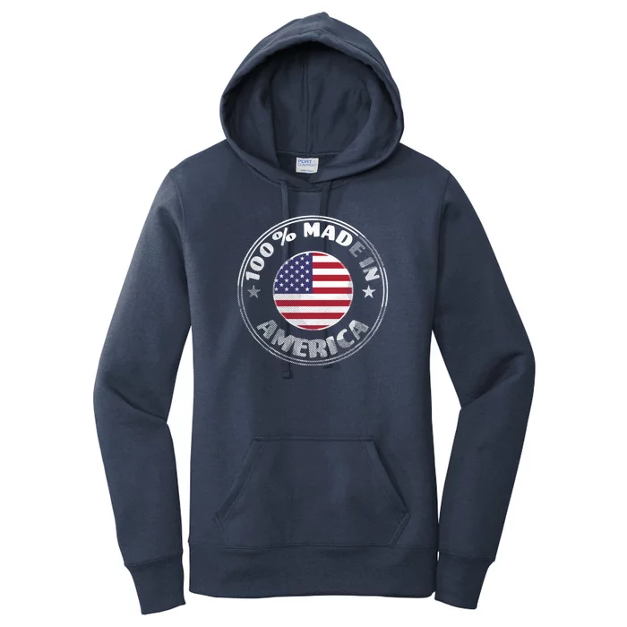 100% Made In America Women's Pullover Hoodie