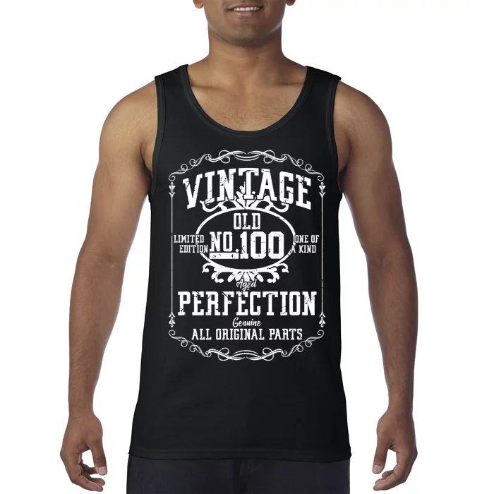 100th Birthday Genuine All Original Parts Tank Top