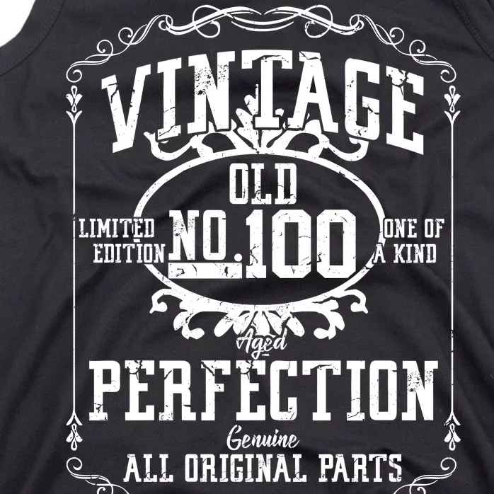 100th Birthday Genuine All Original Parts Tank Top