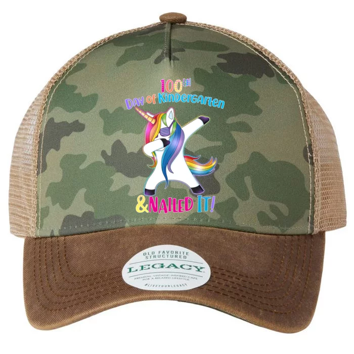 100th Day Of Kindergarten & Nailed it Legacy Tie Dye Trucker Hat