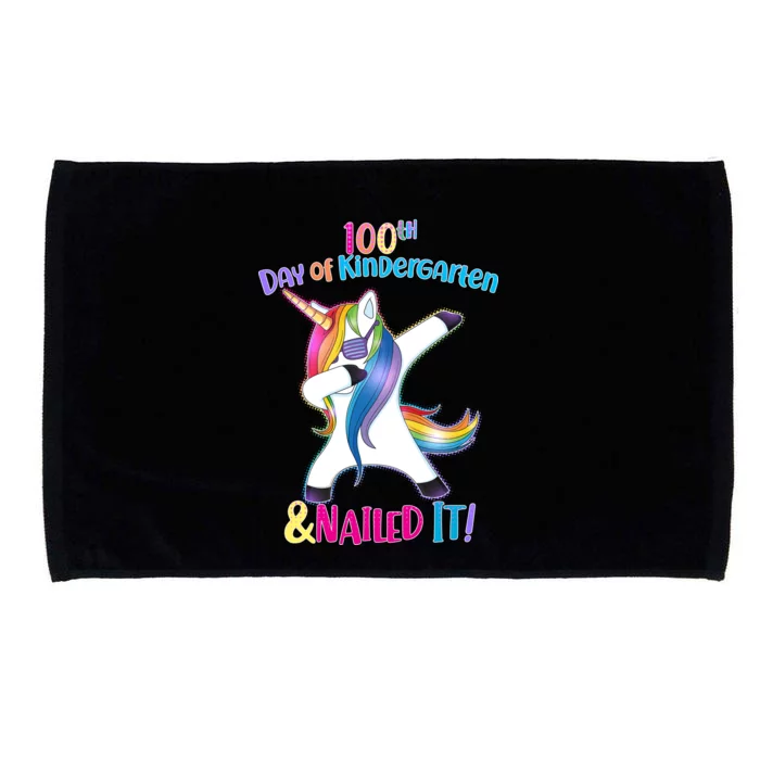 100th Day Of Kindergarten & Nailed it Microfiber Hand Towel