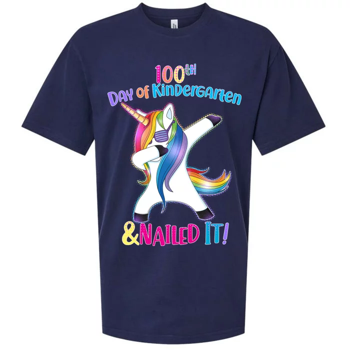 100th Day Of Kindergarten & Nailed it Sueded Cloud Jersey T-Shirt