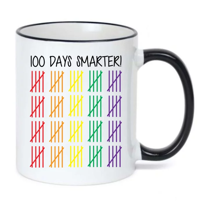 100th Day of School Black Color Changing Mug