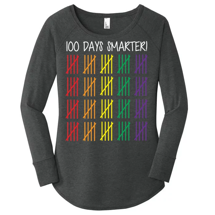 100th Day of School Women's Perfect Tri Tunic Long Sleeve Shirt