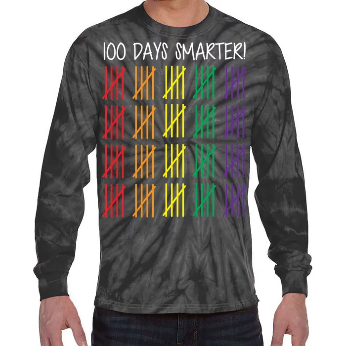 100th Day of School Tie-Dye Long Sleeve Shirt