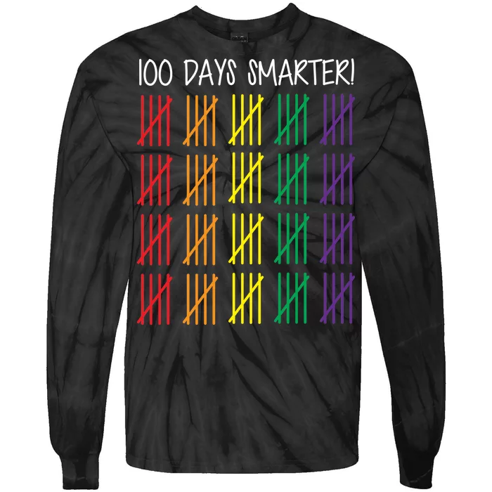 100th Day of School Tie-Dye Long Sleeve Shirt