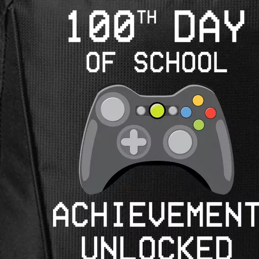 100th Day Of School Achievement Unlocked Cute City Backpack