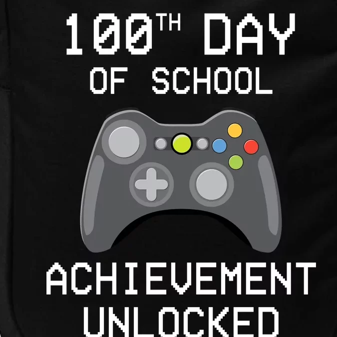 100th Day Of School Achievement Unlocked Cute Impact Tech Backpack