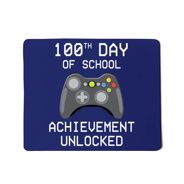 100th Day Of School Achievement Unlocked Cute Mousepad