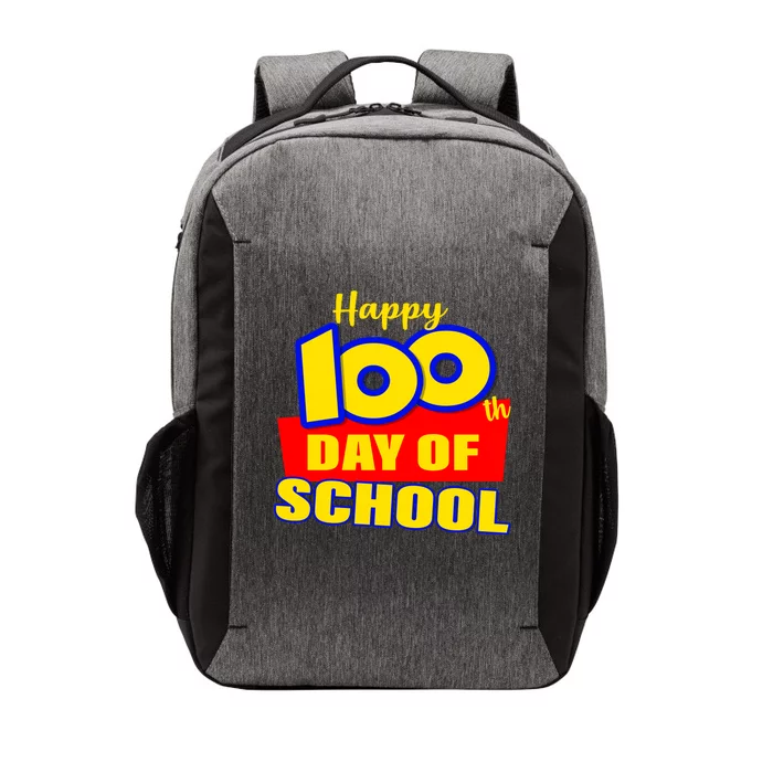 100th Day Of School Cartoon Movie Logo Vector Backpack