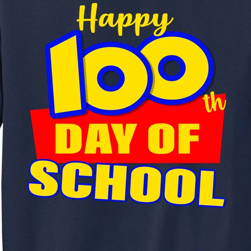 100th Day Of School Cartoon Movie Logo Tall Sweatshirt