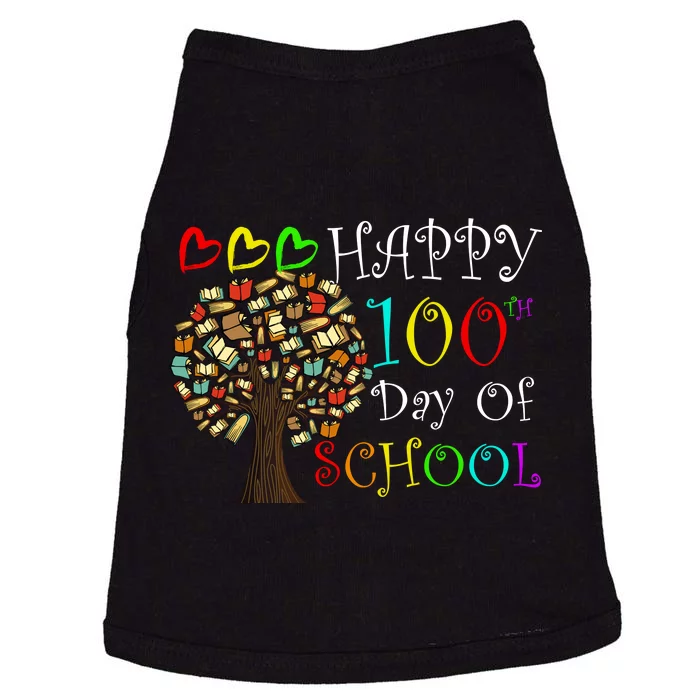 100th Day Of School Educational Tree Doggie Tank