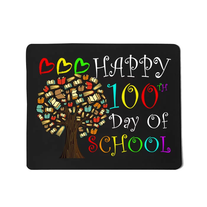 100th Day Of School Educational Tree Mousepad