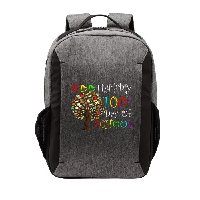 100th Day Of School Educational Tree Vector Backpack