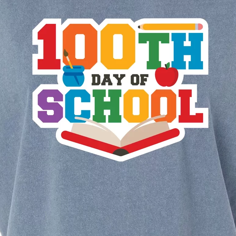 100th School Day Garment-Dyed Women's Muscle Tee