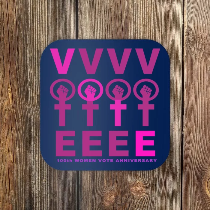 100th Women Vote Anniversary Coaster