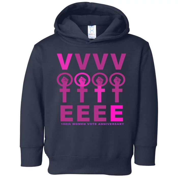 100th Women Vote Anniversary Toddler Hoodie