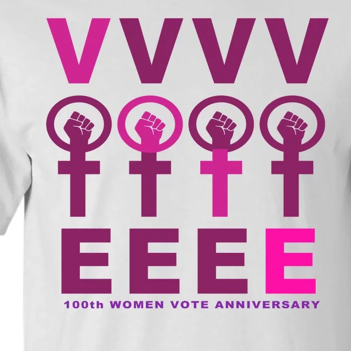 100th Women Vote Anniversary Tall T-Shirt