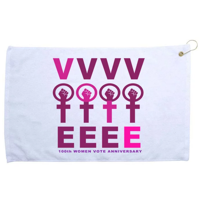 100th Women Vote Anniversary Grommeted Golf Towel