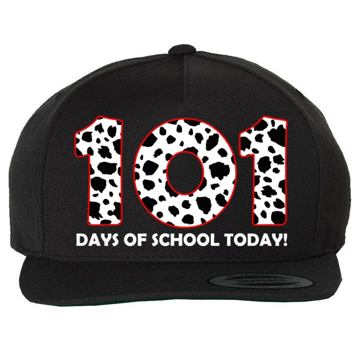 101 Days Of School Wool Snapback Cap