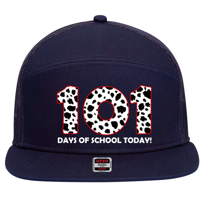 101 Days Of School 7 Panel Mesh Trucker Snapback Hat