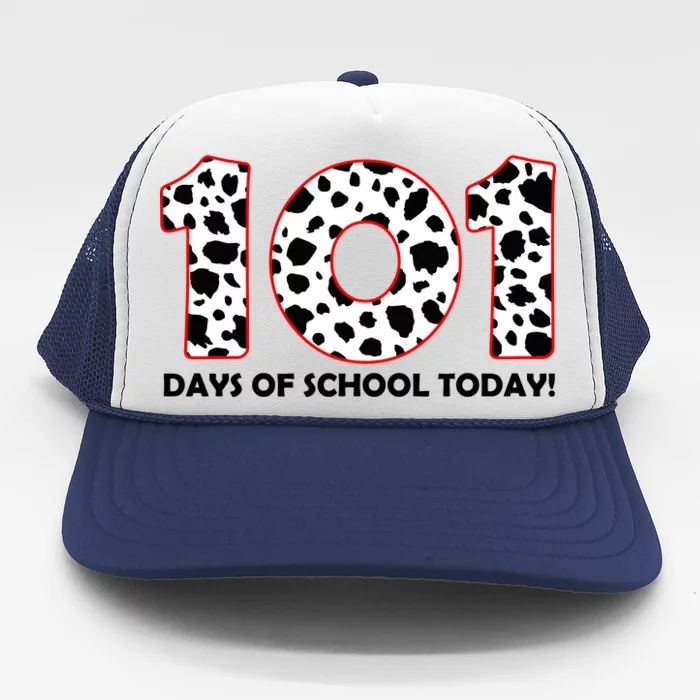 101 Days Of School Trucker Hat