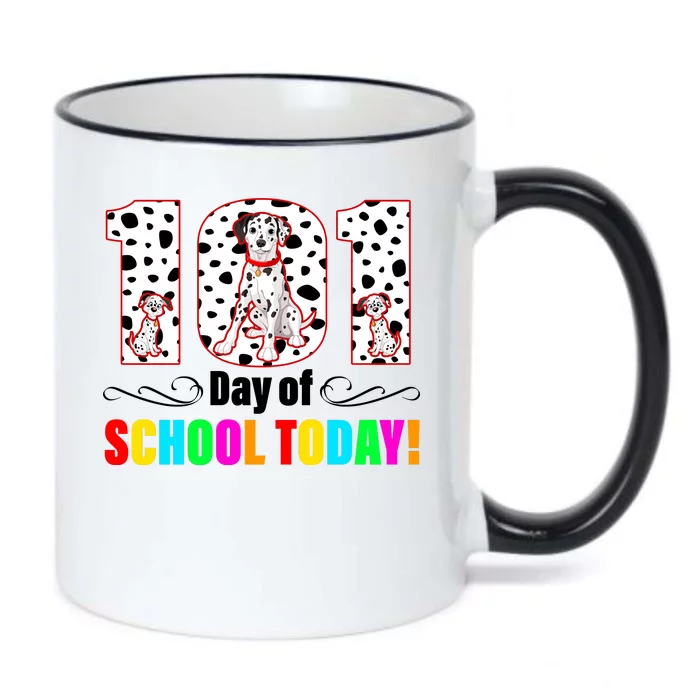 101 Days Of School Dalmatian Dog Cute Black Color Changing Mug