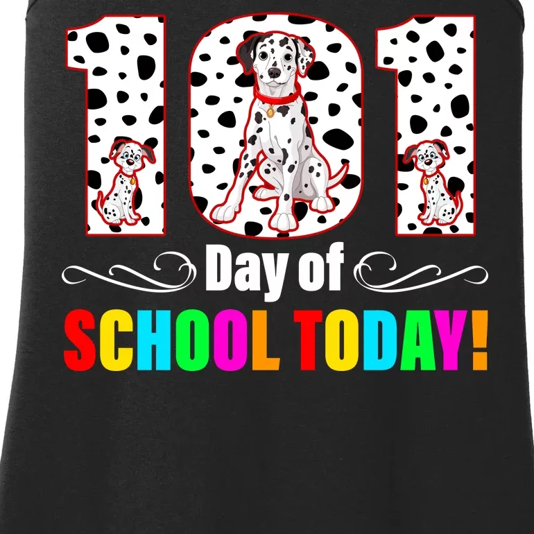 101 Days Of School Dalmatian Dog Cute Ladies Essential Tank