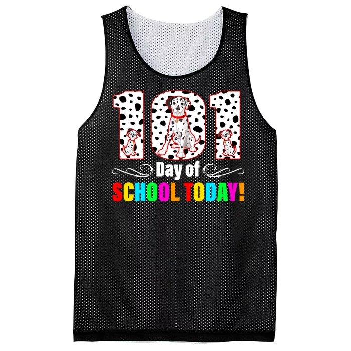 101 Days Of School Dalmatian Dog Cute Mesh Reversible Basketball Jersey Tank