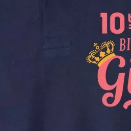 10th Birthday Girl Softstyle Adult Sport Polo