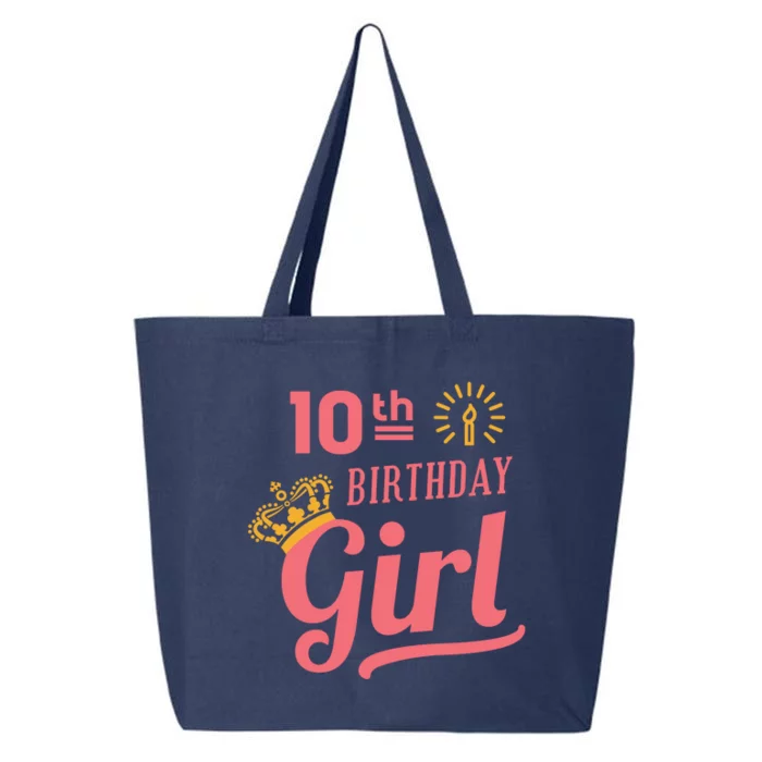 10th Birthday Girl 25L Jumbo Tote