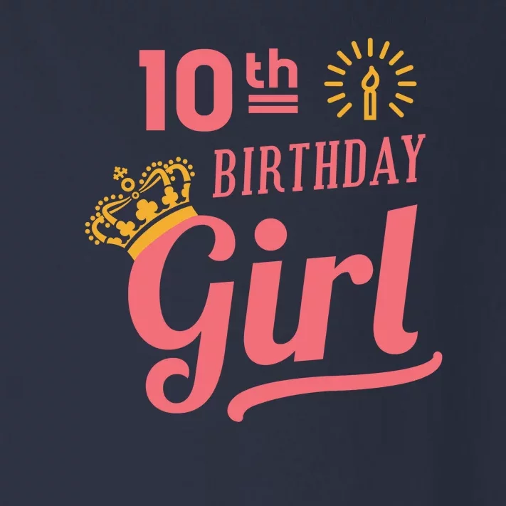 10th Birthday Girl Toddler Long Sleeve Shirt