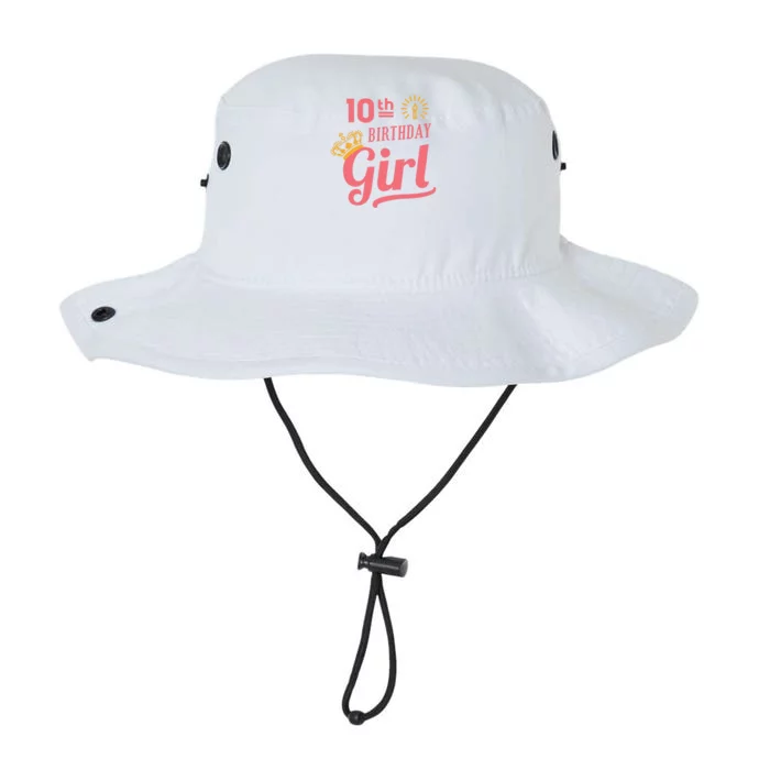 10th Birthday Girl Legacy Cool Fit Booney Bucket Hat