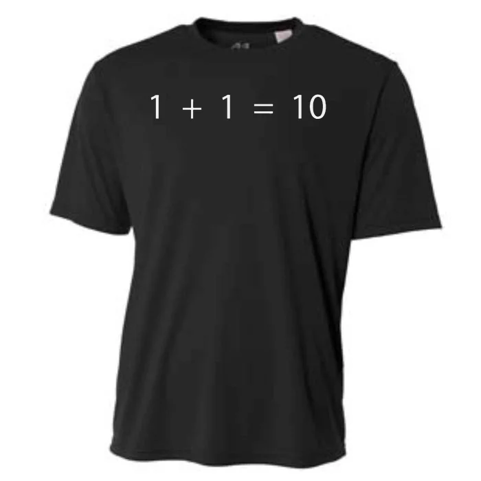 1 + 1 = 10 Developer Programmer Software Engineer Cooling Performance Crew T-Shirt