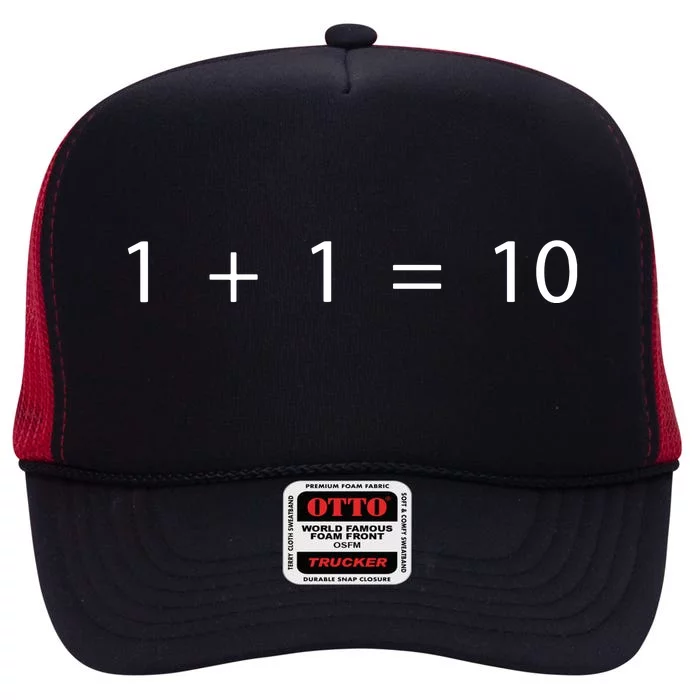 1 1 10 Developer Programmer Software Engineer High Crown Mesh Trucker Hat