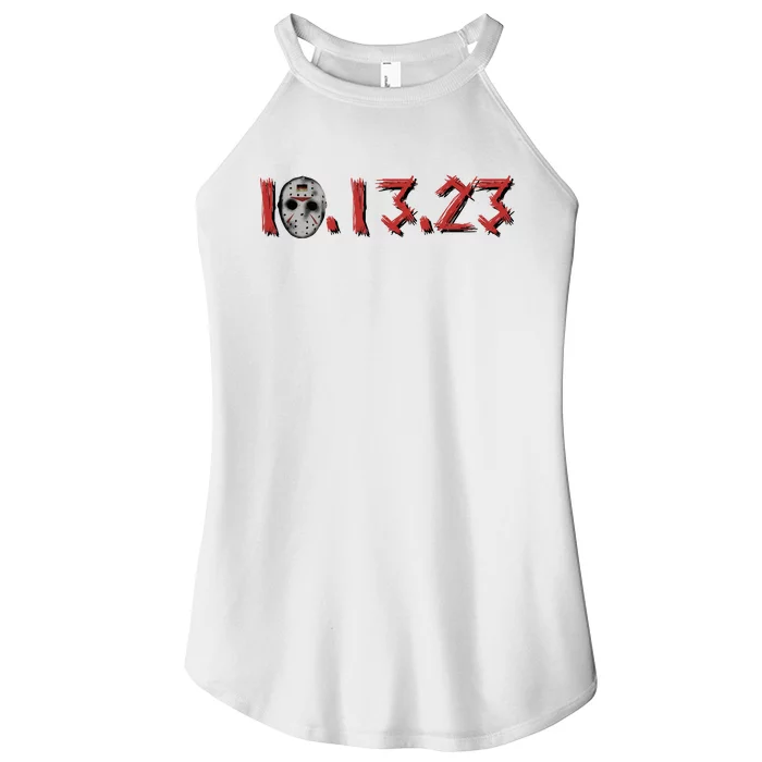 10 13 23 Jason Friday 13th Halloween Horror Character Women’s Perfect Tri Rocker Tank