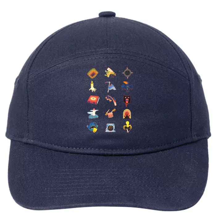 15fearsrisographicons 7-Panel Snapback Hat