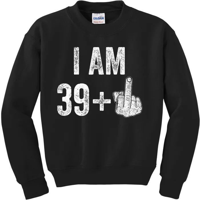 1981 1982 Birthday  Male Him Fun 40 Funny 40th Birthday Kids Sweatshirt