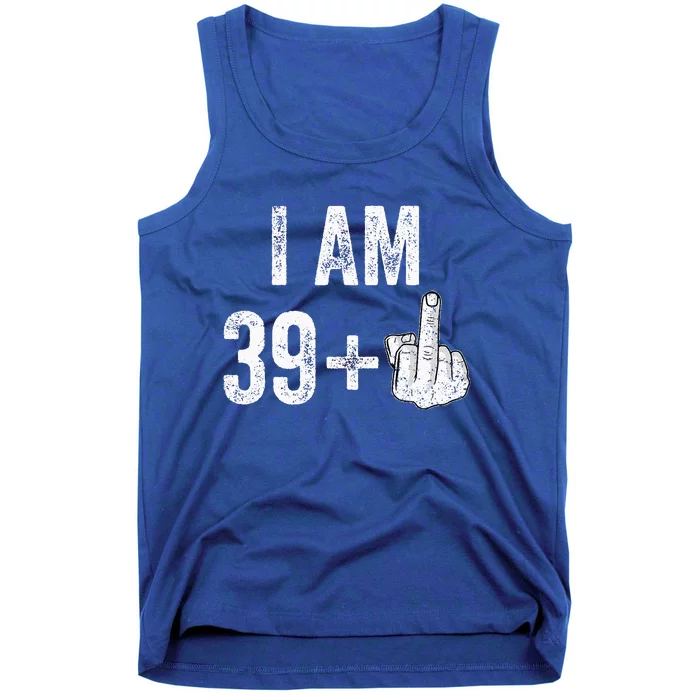 1981 1982 Birthday Male Him Fun 40 Funny 40th Birthday Tank Top