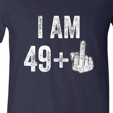 1971 1972 Birthday Men Male Him Fun 50 Funny 50th Birthday V-Neck T-Shirt