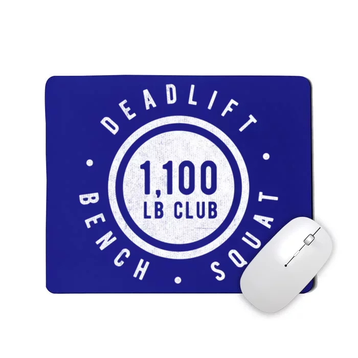 1 100lb Club Powerlifting Gym Elite Strength Workout Novelty Funny Gift Mousepad